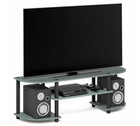 Furinno Turn-S-Tube Soporte para TV Amplio Centro De Entretenimiento Consola para TV De hasta 55 Pulgadas para Sala De Estar Y Dormitorio Color Verde Salvia