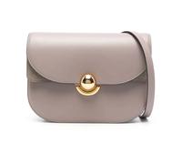 Furla- Bolso bandolera redondo de cuero gris- Bags- Mujer- Gris- ONE SIZE- Bolso bandolera redondo de cuero gris