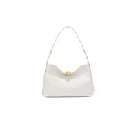 FURLA Bolso de cuero - Bolso de hombro SFERA SOFT Medium blanco