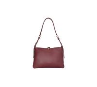 FURLA Bolso de cuero - Bolso de hombro SFERA SOFT Medium rojo oscuro