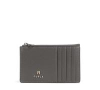 Furla Camelia M Tarjetero gris oscuro, cuero, mujer