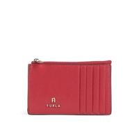 Furla Camelia M Tarjetero rojo oscuro, cuero, mujer