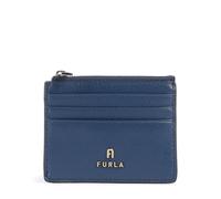 Furla Camelia S Tarjetero azul oscuro, cuero, mujer
