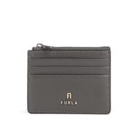Furla Camelia S Tarjetero gris oscuro, cuero, mujer