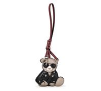 Furla Colgante para bolso Rider de piel, 7,5 cm negro