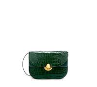 Furla Cuero bolso bandolera Sfera Crossbody Round Botanical Green verde oscuro