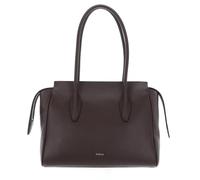 Furla Cuero bolso de hombro Ambra Tote Bag 31 Cioccolato marrón oscuro