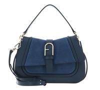 Furla Cuero bolso de hombro bolso bandolera Flow Top Handle Toni Grigio Blu gris azulado