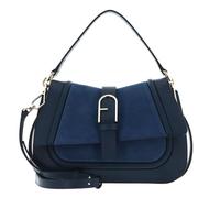 Furla Cuero bolso de hombro bolso bandolera Flow Top Handle Toni Grigio Blu gris azulado