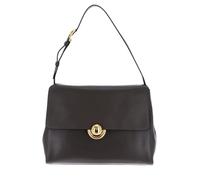 Furla Cuero bolso de hombro Domus Shoulder Bag 32 Urban Gray gris oscuro