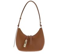 Furla Cuero bolso de hombro Goccia Shoulder Bag Brandy marrón claro