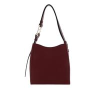 Furla Cuero bolso de hombro Nuvola Mini Bucket Bag Rubino burdeos