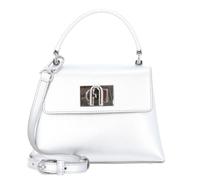 Furla Cuero bolso de noche 1927 Mini Top Handle Bag Color Silver plateado