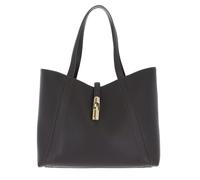 Furla Cuero bolso shopper Goccia Tote Bag Urban Gray gris oscuro