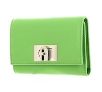 Furla Cuero Monedero 1927 Compact Wallet Wasabi Verde