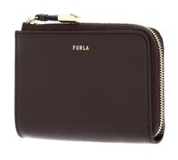 Furla Cuero Tarjetero Vitello Night Goccia Card Case Espresso marrón Oscuro