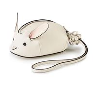 Furla Etiqueta para bolso de cuero 12 cm blanco