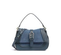Furla Flow M Bolso de mano azul oscuro, cuero, mujer