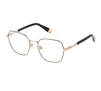 FURLA GAFAS DE VISTA VFU677 COLOR SH.ROSE GOLD W/BLACK PARTS PARA MUJER TALLA 54/135/18
