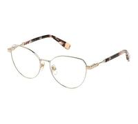 FURLA GAFAS DE VISTA VFU678 SHINY ROSE GOLD W/IVORY PARTS 54/16/135 MUJER