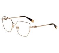 Furla, gafas de vista (VFU873), color: SHINY RED GOLD W/COLOURED PARTS, 55/16/140, (Female)