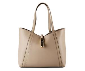 Furla Goccia Bolsa de compras L Piel 37 cm gris
