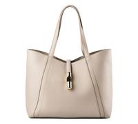 Furla Goccia Bolsa de compras L Piel natural 37 cm gris