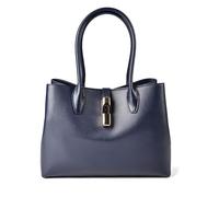 Furla Goccia Bolsa de compras M Piel natural 33 cm azul