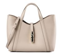 Furla Goccia Bolsa de compras S Piel natural 28 cm gris
