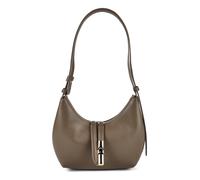 Furla Goccia Bolsa de hombro Piel natural 22 cm verde oliva
