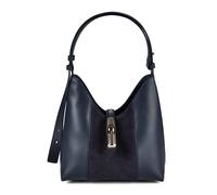 Furla Goccia Bolsa de hombro S Piel natural 23.5 cm azul