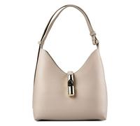 Furla Goccia Bolsa de hombro S Piel natural 24 cm gris