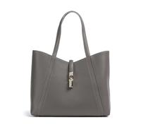 Furla Goccia L Bolsa shopping gris oscuro, cuero, mujer