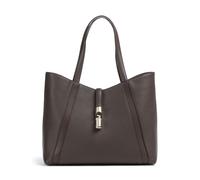 Furla Cuero bolso shopper Goccia Tote Bag Cioccolato marrón oscuro