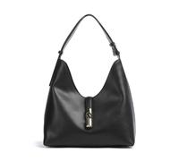 Furla Goccia M | Bolso de hobo | negro | cuero de ternera fino granulado