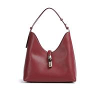Furla Goccia M | Bolso de hobo | rojo | cuero de ternera fino granulado