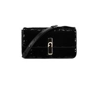Furla Iride Bolsa de hombro S Piel natural 24 cm negro