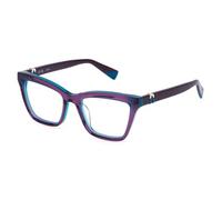 Furla Mujer VFU763 09YE Monturas ópticas Acetato Azul Cuadrada
