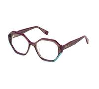 FURLA, MARCO DE GAFAS, VFU829V, SHINY TRANSP.BROWN, 53/17/140