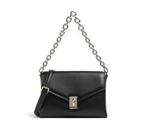 Furla Meridiana M Bolso de hombro negro, cuero, mujer
