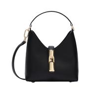 Furla Goccia Bolso miniatura Piel 18 cm negro