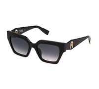 Furla Mujer Furla SFU811 700 Gafas de sol Acetato Negro Fumar Cuadrada Normal Matizado