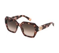 Furla Mujer Furla SFU880S 0XAP Gafas de sol Acetato Marrón Marrón Geométrico Normal Sombreado