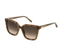 Furla Mujer Furla SFU888 06YH Gafas de sol Acetato Marrón Marrón Cuadrada Normal Sombreado