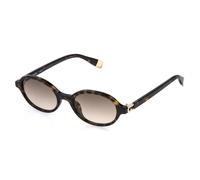 Furla Mujer Furla SFU972 02BL Gafas de sol Acetato la Habana Marrón Redonda Normal Matizado