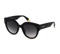 Furla Mujer SFU813 700 Gafas de sol Acetato Negro Fumar Cuadrada Normal Sombreado