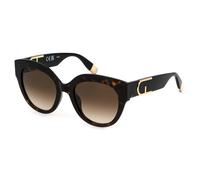 Furla Mujer SFU813V 722 Gafas de sol Acetato la Habana Marrón Cuadrada Normal Sombreado