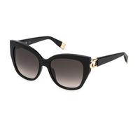 Furla Mujer SFU816 700 Gafas de sol Acetato Negro Marrón Cuadrada Normal Sombreado