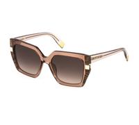 Furla Mujer SFU818 805 Gafas de sol Acetato Marrón Marrón Cuadrada Normal Sombreado