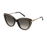 Furla Mujer SFU889 06YW Gafas de sol Acetato Marrón Marrón Mariposa Normal Matizado